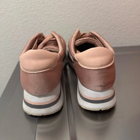 Stradivarius Blush Pink Platform Sneakers - Picture 4 of 5